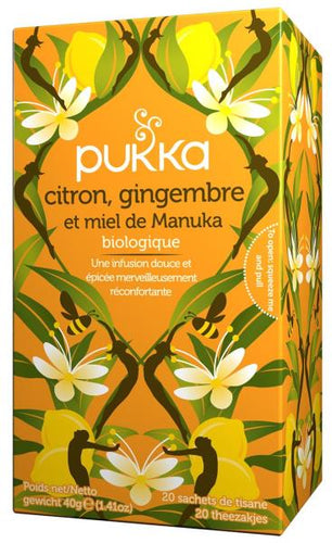 PUKKA Citron Gingemb&Miel Manu ThÃ© bio Btl 20 Stk