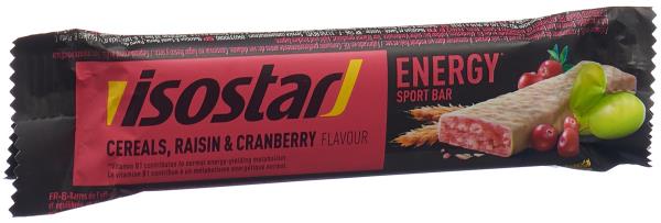 ISOSTAR Energy Riegel Cranberry 40 g