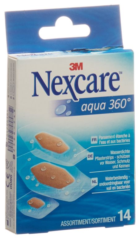 3M NEXCARE Pflaster Aqua 360 ass 14 Stk