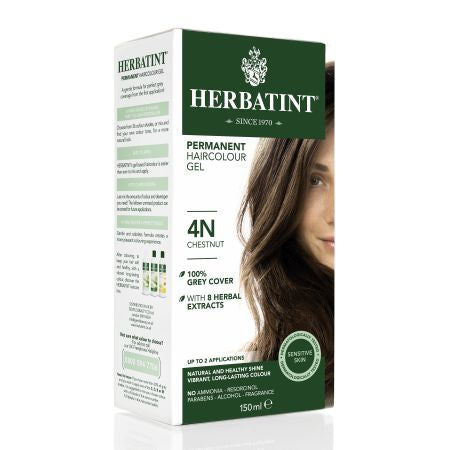 HERBATINT Haarfärbegel 4N Kastanienbraun 150 ml