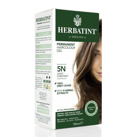HERBATINT Haarfärbegel 5N He Kastanienbraun 150 ml