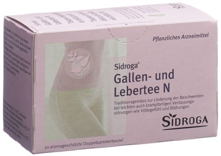 SIDROGA Gallen- und Lebertee N 20 Btl 2 g