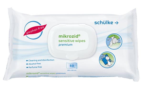 MIKROZID Sensitive wipes premium 50 Stk