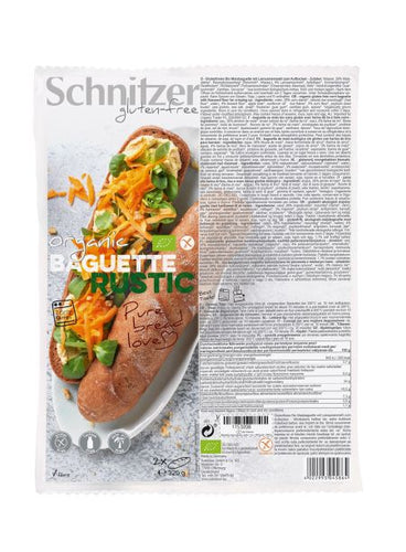 SCHNITZER Bio Baguette rustic glutenfrei 320 g