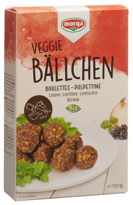 MORGA Linsenbällchen glutenfrei Bio 150 g