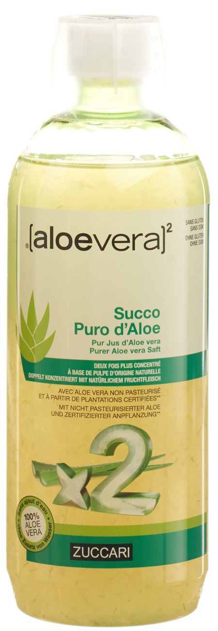 ZUCCARI Aloe Vera Saft rein 1 lt