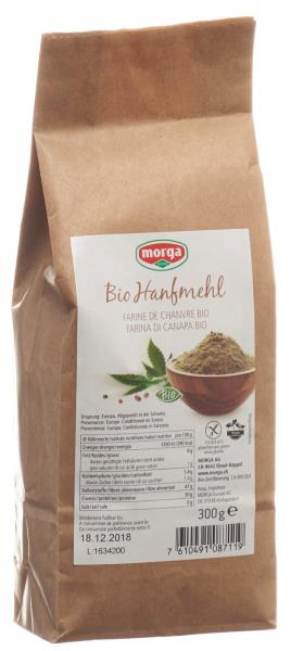 MORGA Hanfmehl Bio glutenfrei Btl 300 g