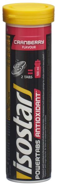 ISOSTAR Power Tabs Brausetabl Cranberry 10 Stk