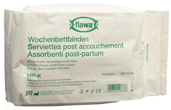 FLAWA Wochenbettbinden MP-K keimreduziert 10 Stk