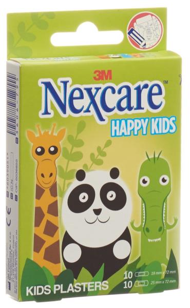 3M NEXCARE Kinderpflast Happy Kids Animals 20 Stk