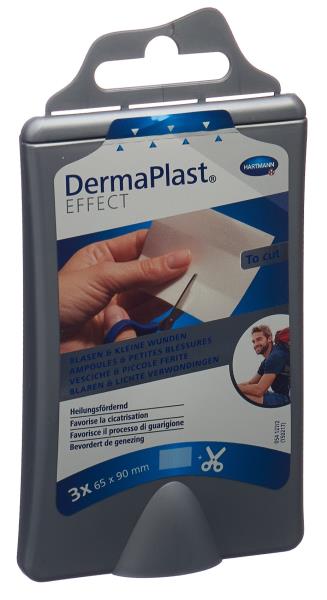 DERMAPLAST Effect blister to cut 65x90mm 3 Stk