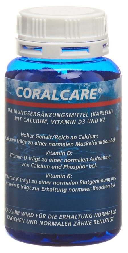 CORALCARE Calcium Kaps 750 mg VitD3 + K2 120 Stk
