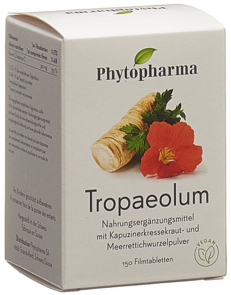 PHYTOPHARMA Tropaeolum Filmtabl Ds 150 Stk