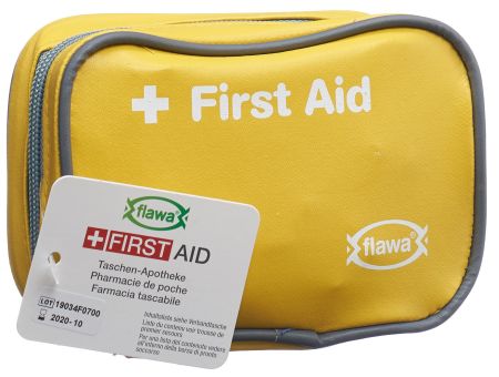 FLAWA Taschenapotheke Etui hellgelb