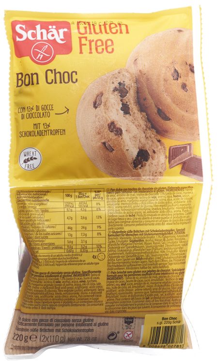SCHÄR Bon Choc süsse Brötchen Schok o Gluten 220 g