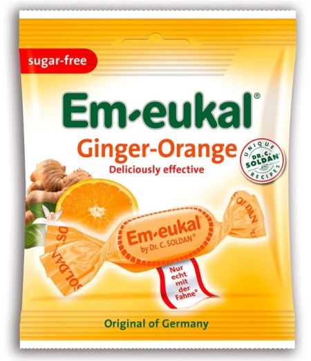 SOLDAN EM-EUKAL Ginger-Orange zuckerfrei Btl 50 g