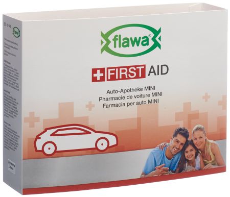 FLAWA Auto-Apotheke Mini Bag rot
