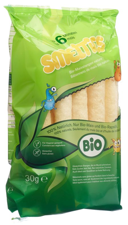 SMELTIES Bio-Maisstangen nature 30 g