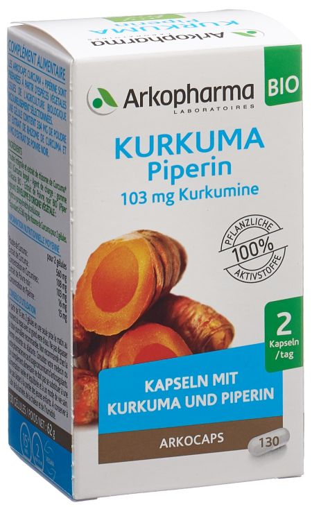 ARKOCAPS Kurkuma Kaps Bio Ds 130 Stk