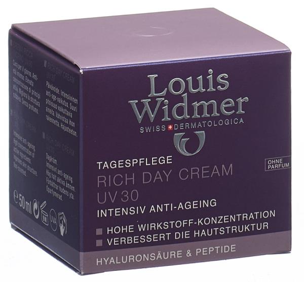 WIDMER Rich Day Cream UV30 unparf 50 ml