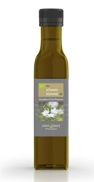 AMAZONAS schwarzkümmelöl 100 % Bio Ägypten 250 ml