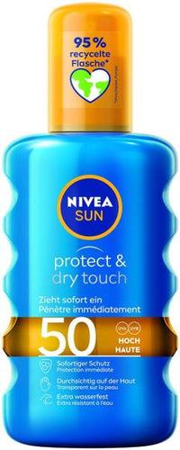 NIVEA Protect&Dry Touch Sonnenspray LSF50 200 ml