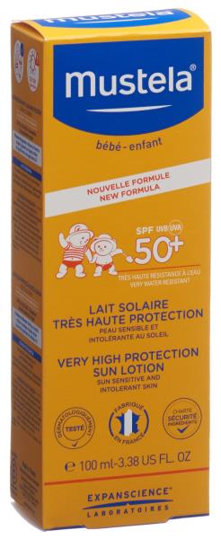 MUSTELA Sonnenschu Sonnenmilch SPF50+ 100 ml