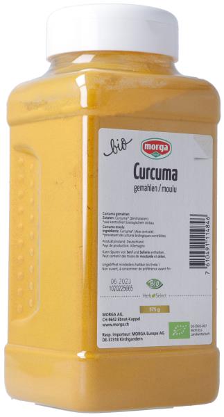 MORGA Gewürz Curcuma gemahlen Bio Ds 575 g