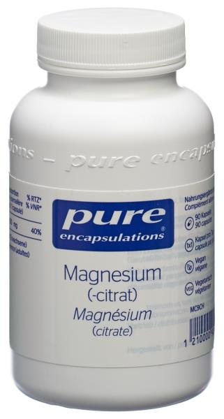 PURE Magnesiumcitrat Kaps Ds 90 Stk