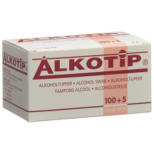 ALKOTIP Alkoholtupfer 3x3cm steril 100 Stk