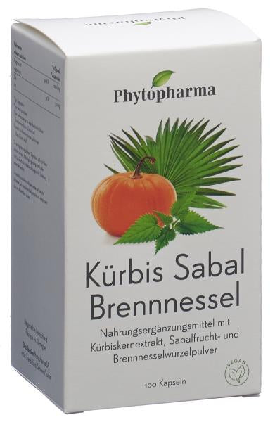 PHYTOPHARMA Kürbis Sabal Brennnessel Kaps 100 Stk