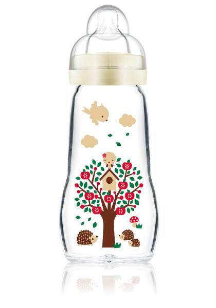 MAM Feel Good Glasflasche 260ml 2+m Unisex