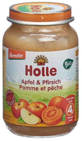 HOLLE Baby Apfel & Pfirsich Bio 190 g