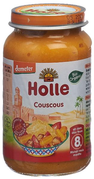 HOLLE Baby Couscous Glas 220g