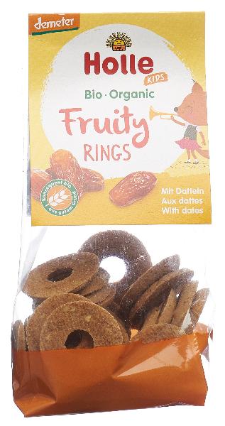 HOLLE Baby Fruity Rings mit Dattel Btl 125 g