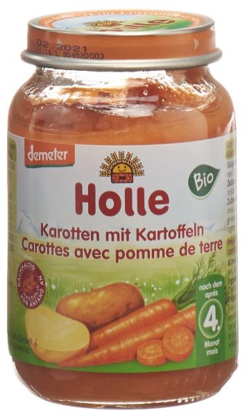 HOLLE Baby Karotten mit Kartoffeln Bio 190 g