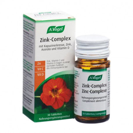 DrogerieMarkt24 - DrogerieMarkt24 A. VOGEL Zink-Complex Tabletten 30 Stück - Burgerstein