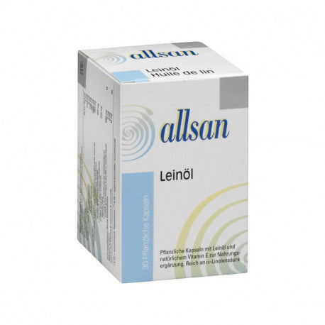 DrogerieMarkt24 - DrogerieMarkt24 ALLSAN Leinöl Kapseln 90 Stück - Burgerstein