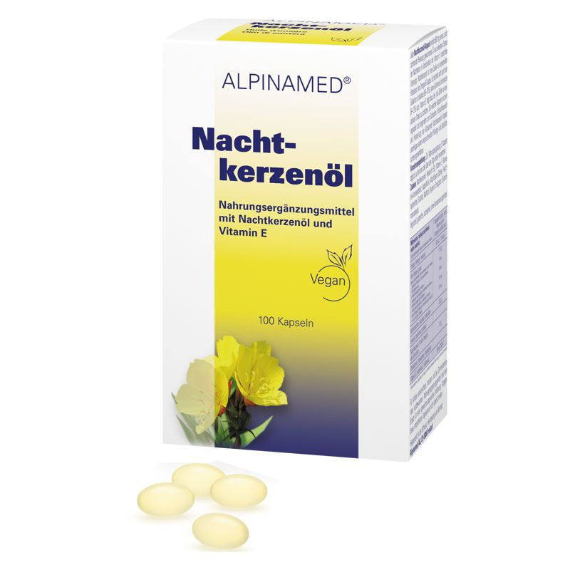 DrogerieMarkt24 - DrogerieMarkt24 ALPINAMED Nachtkerzenöl Kapseln 100 Stück - Burgerstein