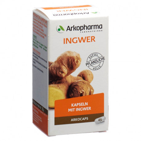 DrogerieMarkt24 - DrogerieMarkt24 ARKOCAPS Ingwer Kapseln 45 Stück - Burgerstein
