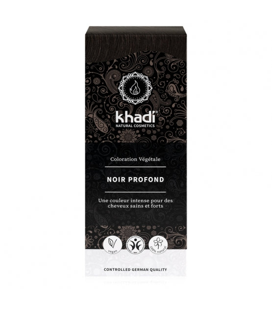khadi | Pflanzenhaarfarbe Schwarz