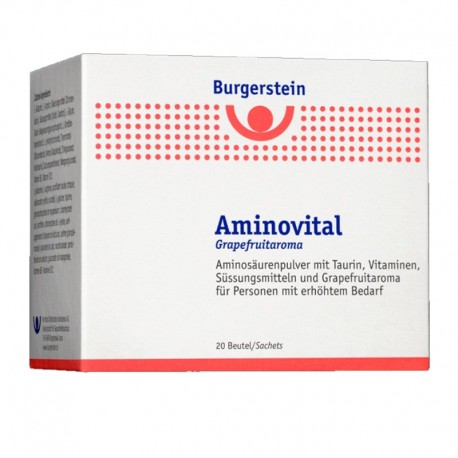 BURGERSTEIN Aminovital Pulver Grapefruitaroma 20 Beutel - DrogerieMarkt24