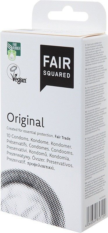 FAIRSQUARED Präservativ Original vegan (10 Stk.)