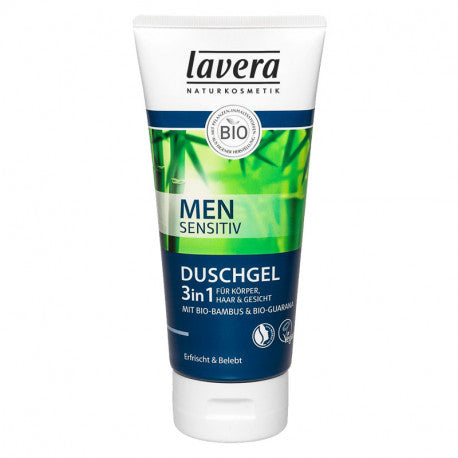 DrogerieMarkt24 - DrogerieMarkt24 LAVERA 3in1 Duschgel Men sensitiv Tube 200 ml - Burgerstein