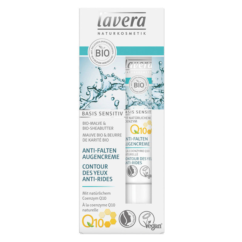 DrogerieMarkt24 - DrogerieMarkt24 LAVERA Anti-Falten Augencreme Q10 basis sensitiv 15 ml - Burgerstein