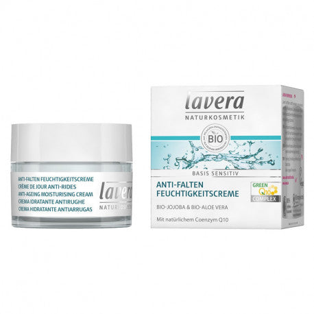DrogerieMarkt24 - DrogerieMarkt24 LAVERA Anti-Falten Feuchtigkeit Creme Q10 basis sensitiv 50 ml - Burgerstein