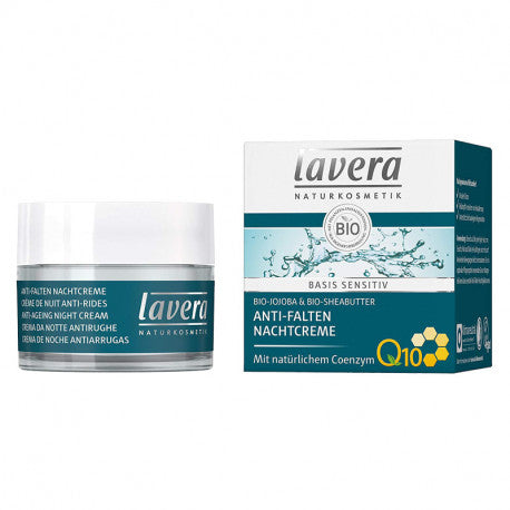 DrogerieMarkt24 - DrogerieMarkt24 LAVERA Anti-Falten Nachtcreme Q10 basis sensitiv neu 50 ml - Burgerstein