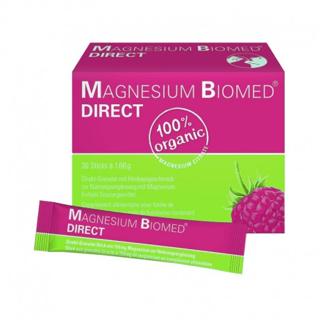 MAGNESIUM BIOMED direct Granulat Sticks 30 Stück - DrogerieMarkt24