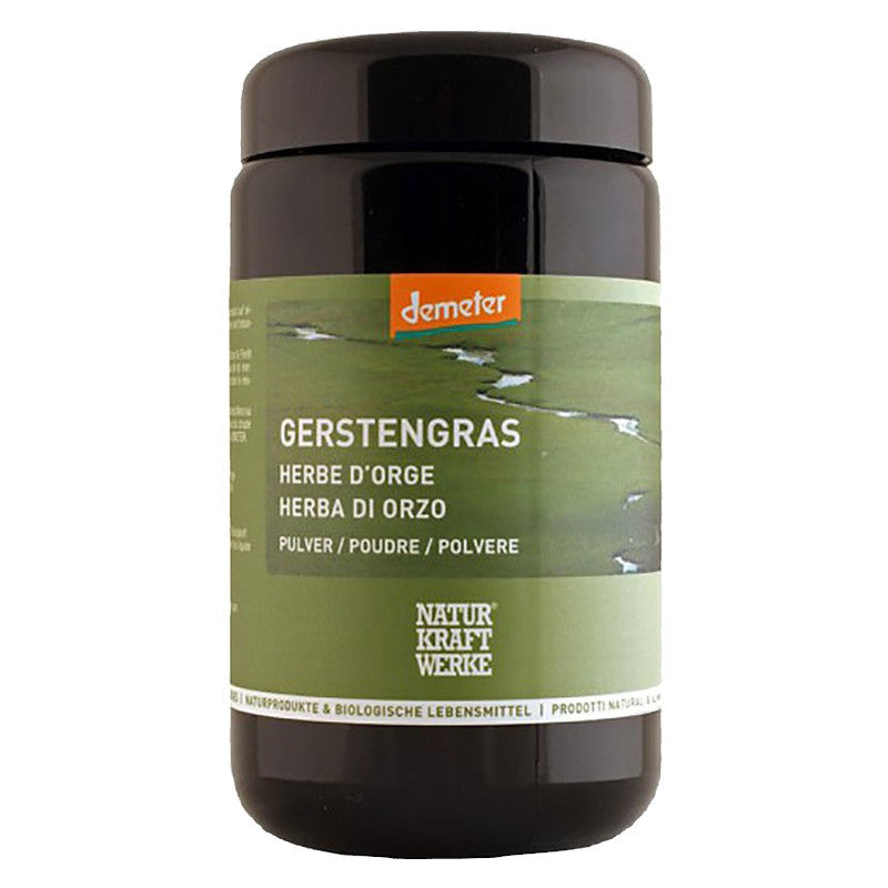 NATURKRAFTWERKE Gerstengras Pulver Demeter
