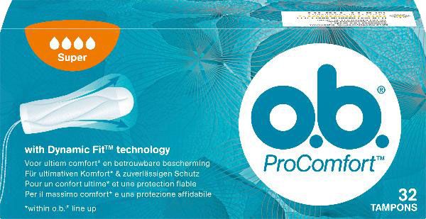 OB Tampons ProComfort Super (32 Stk.)